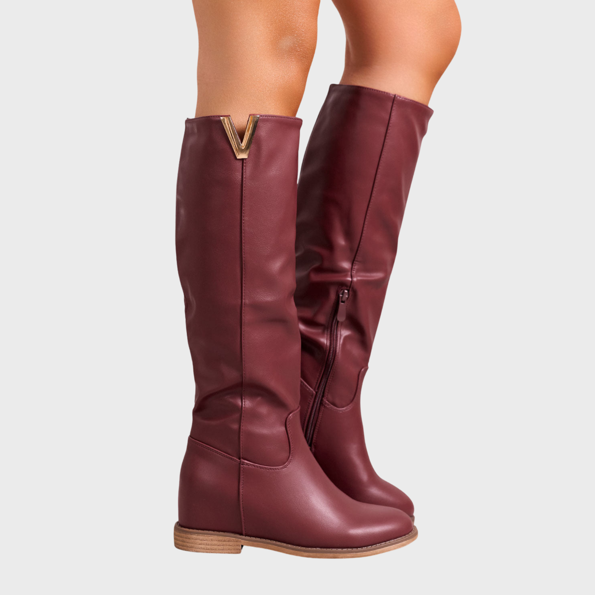 ZUZANA | Elegantní kotníkové boty s vnitřním klínem