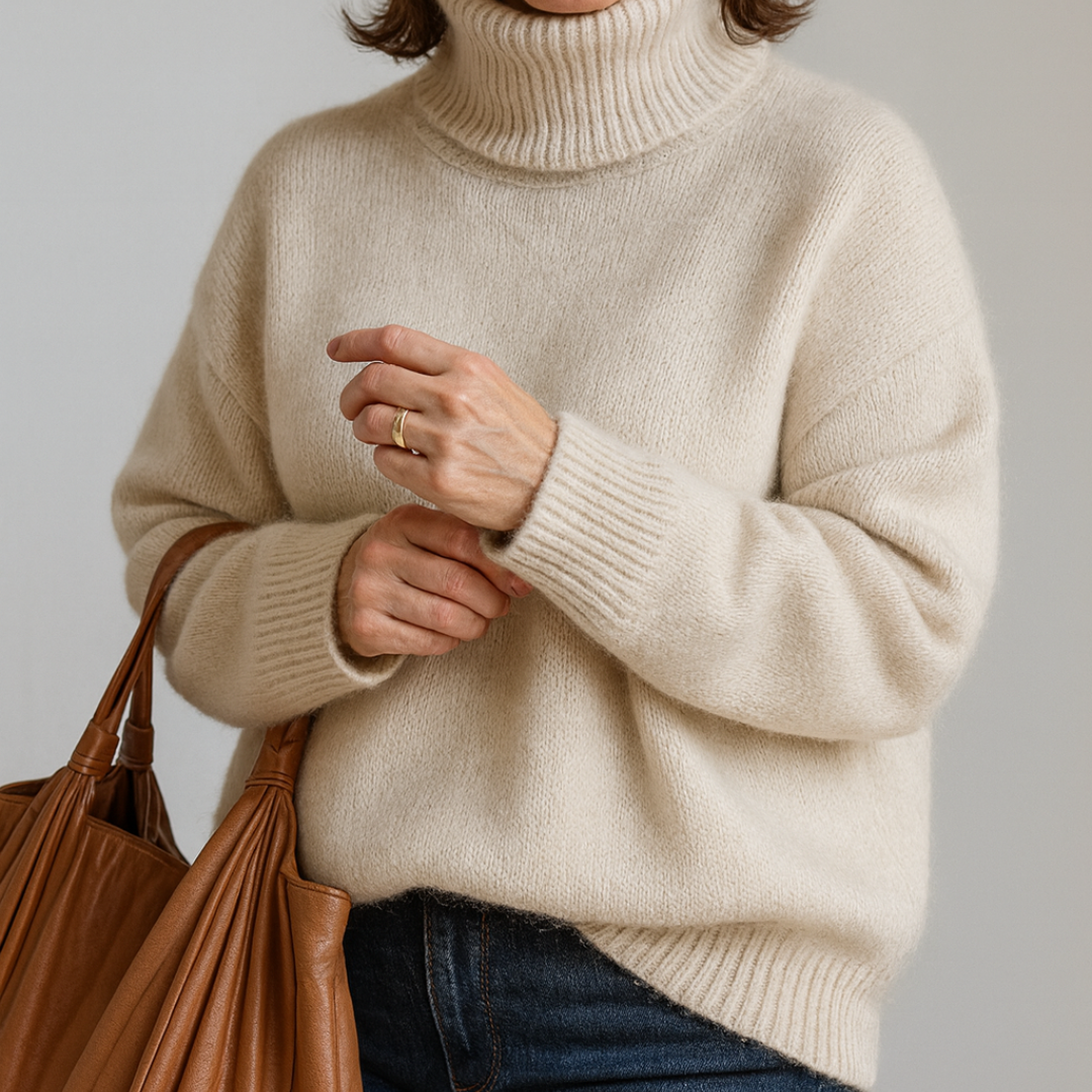 MONIKA | Vysoký límec z kašmíru