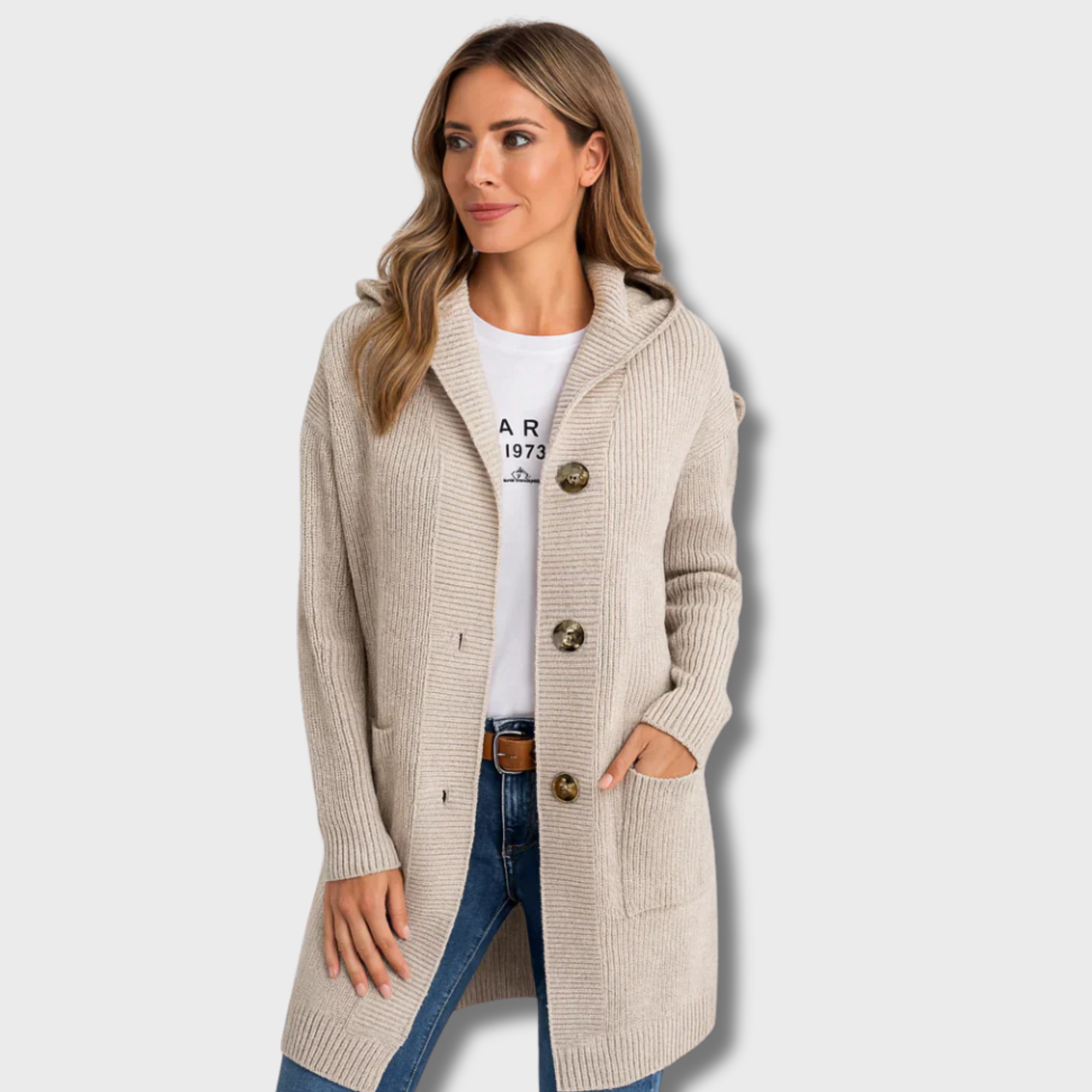 ZUZANA | Elegantní dlouhý pletený kardigan