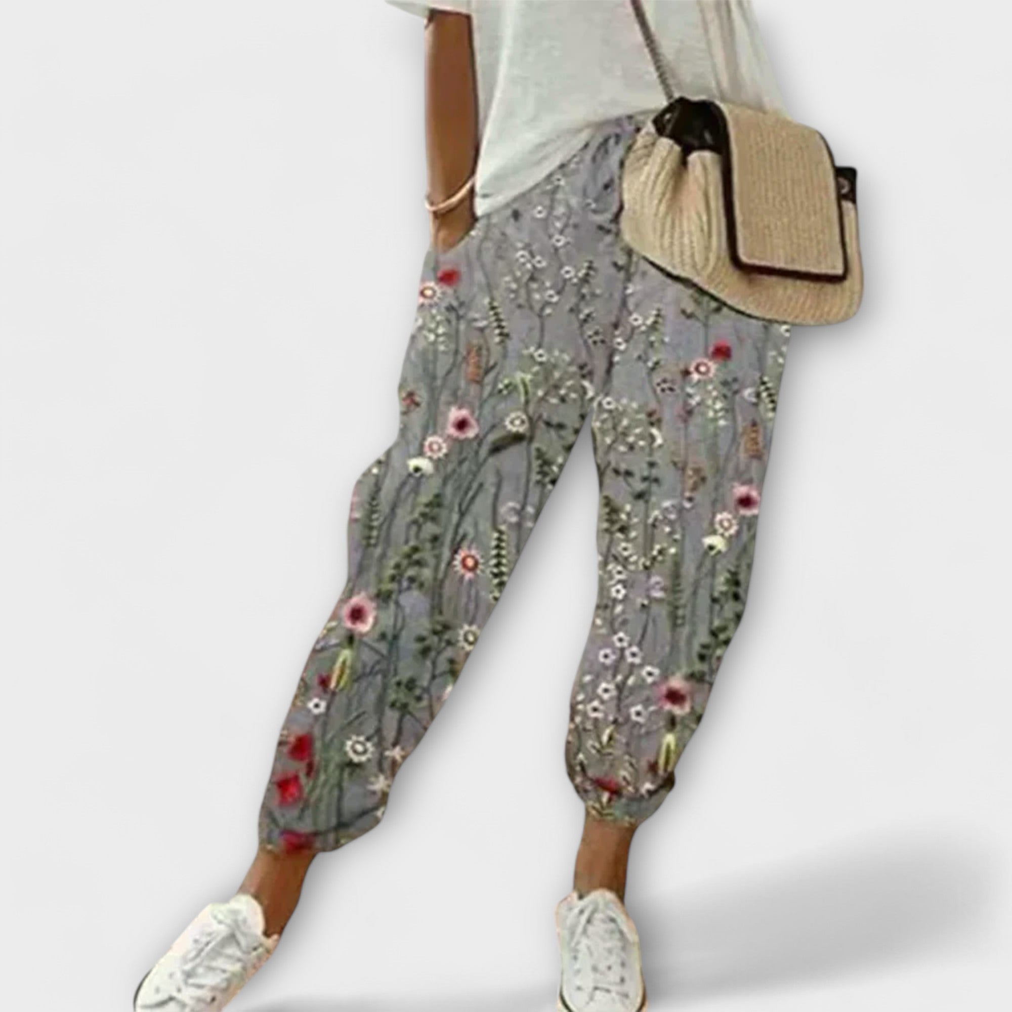 ZUZANA | Pohodlné Bavlněno-Lněné Kalhoty